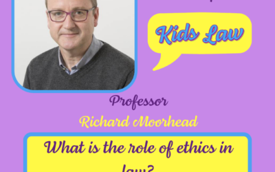 What is the role of ethics in law?
