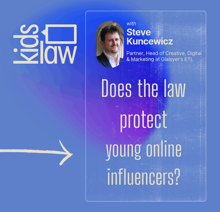 Does the law protect young online influencers?